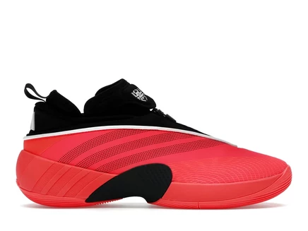 Мужские кроссовки Adidas D.O.N. Issue #7, красно-черно-белые