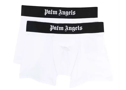 Мужские боксерские Palm Angels Boxer, белые/черные