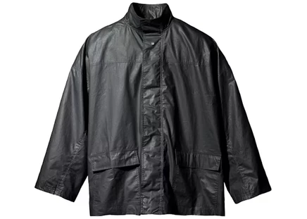 Мужская парка yeezy gap coated cotton light, черная