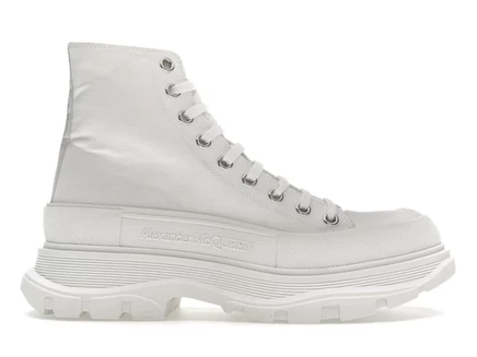 Мужские ботинки Alexander McQueen Tread Slick Boot, белые