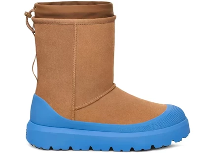 Мужские ботинки Ugg Classic Short, каштаново-голубые