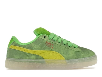 Мужские кроссовки Puma Suede XL Slimer, зеленые/лайм/белые