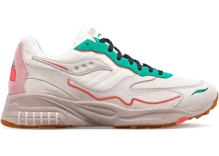Мужские кроссовки Saucony 3D Grid Hurricane Premium, песочно-зеленые