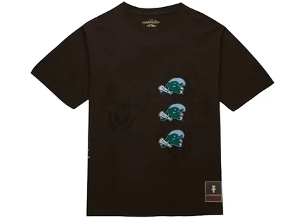 Унисекс футболка Travis Scott Tulane, коричневая