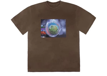 Мужская футболка Travis Scott World Event, выбеленная