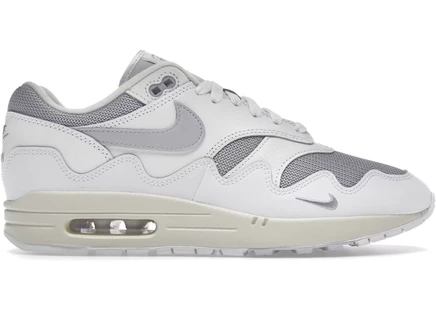 Кроссовки Nike Air Max 1 Patta Waves, бело-серые