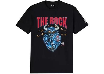 Мужская футболка OVO x WWE The Rock, черная