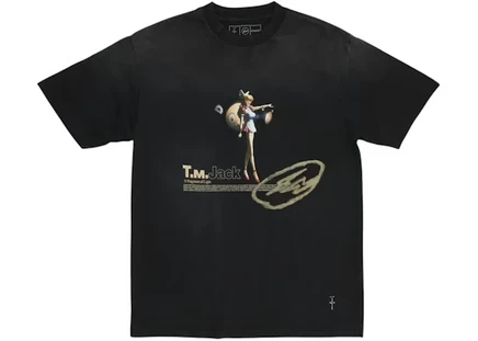 Мужская футболка travis scott tokyo jack cactus jack, черная