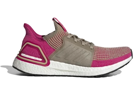 Женские кроссовки Adidas Ultra Boost 19, хаки/магента