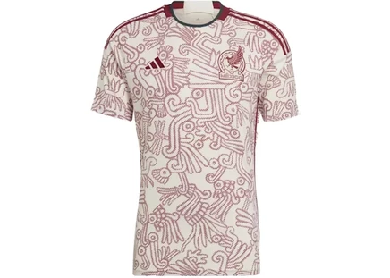 Мужская игровая футболка Adidas Mexico 22 Away, белая