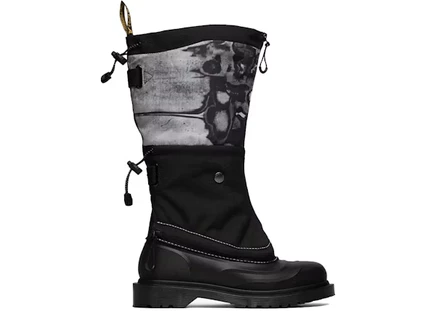Ботинки Dr Martens 14XX Removable Gaiters Sub Boot, черно‑белые