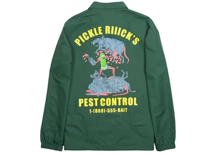 Мужская коуч-куртка Bait Pickle Rick, зеленая