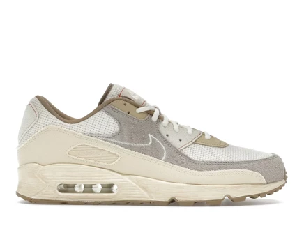 Мужские кроссовки Nike Air Max 90 Premium, слоновая кость/серый