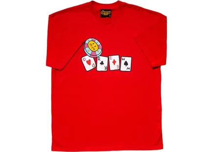 Мужская футболка drew house Lucky You Drew SS, красная