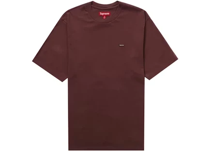 Футболка Supreme Small Box Tee FW23, сливовая