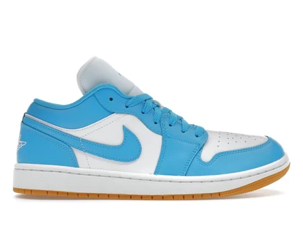 Женские кроссовки Jordan 1 Low, белые/пыльно-голубые
