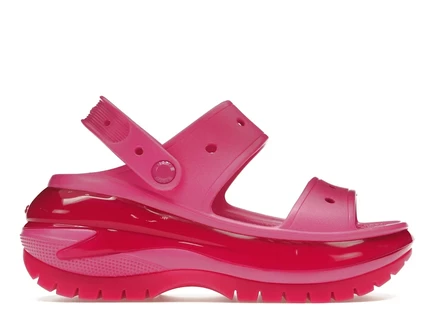 Унисекс сандалии Crocs Mega Crush из Croslite с регулируемым ремешком, juice