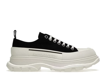 Мужские кроссовки Alexander McQueen Slick, черно-белые
