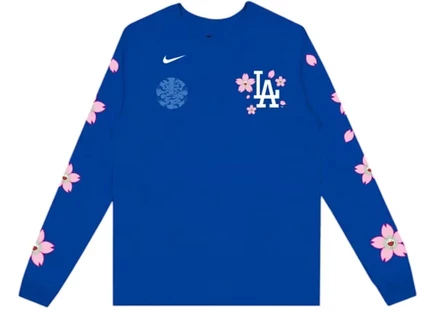 Мужской лонгслив Nike x Murakami Dodgers 2025, синий