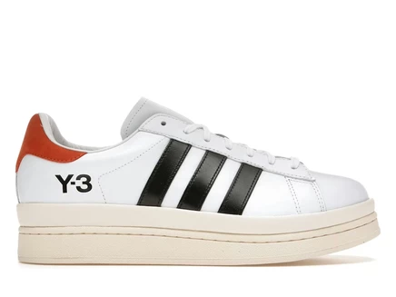 Мужские кроссовки adidas Y-3 Hicho, бело-черные