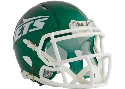 Мини-шлем Kith x NFL Riddell Jets Speed, мультицветный