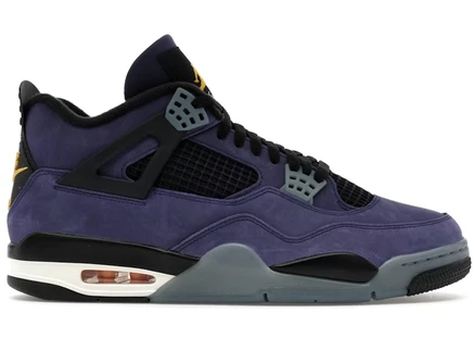 Кроссовки Jordan 4 Retro Lakers, фиолетовые