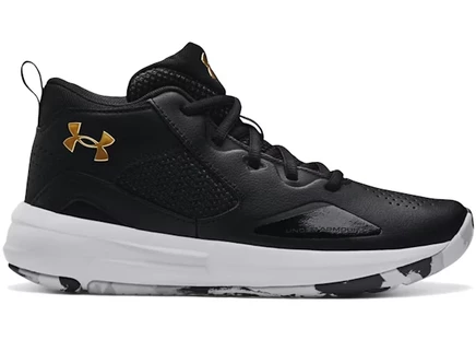 Детские кроссовки Under Armour Lockdown 5, черно-золотые