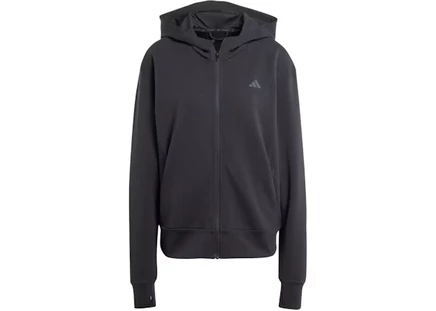 Женская толстовка‑худи Adidas Designed 4 Full-Zip, черная