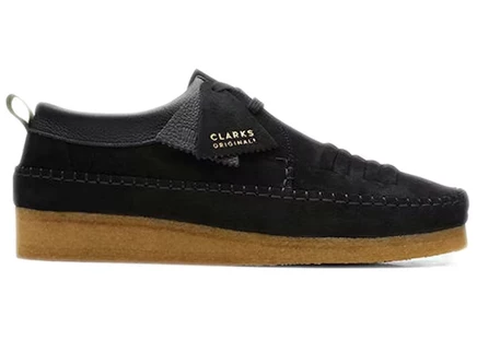 Мужские замшевые кеды Clarks Weaver Weft, черные