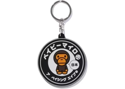 Унисекс брелок Bape Baby Milo Japan резиновый, мультиколор