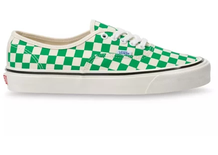 Мужские кеды Vans Authentic 44 DX, изумрудная клетка