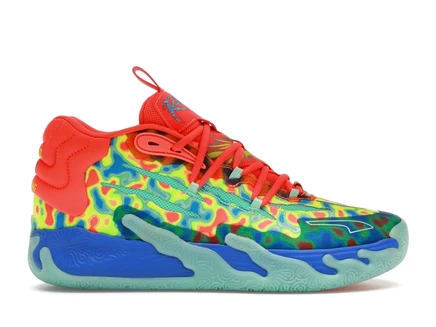 Мужские кроссовки Puma LaMelo Ball MB.03 GutterMelo, сине-зелено-красные