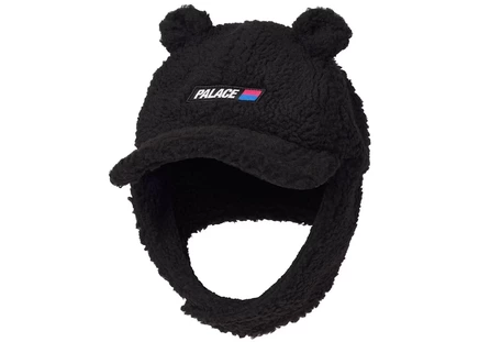 Шапка Palace Teddy Ears Earflapper, черная