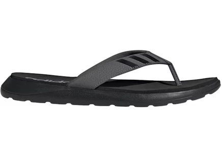 Мужские шлепанцы Adidas Comfort, черно-серые