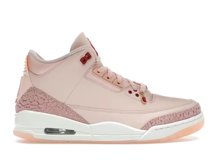 Женские кроссовки Air Jordan 3 Retro «День святого Валентина» (2025), коралловые
