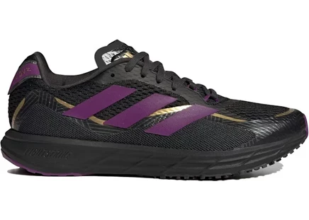 Мужские кроссовки Adidas SL20.3 Marvel Black Panther, черные/золотистые/фиолетовые