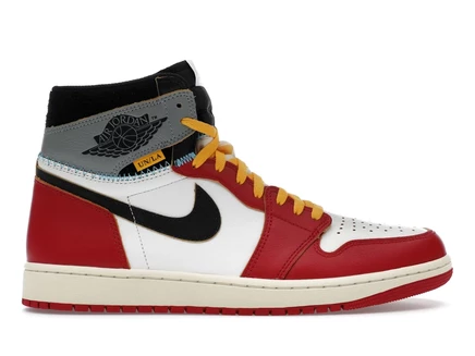 Мужские кроссовки Air Jordan 1 OG SP Union LA Chicago Shadow, красно-черные