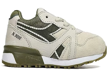 Детские кроссовки Diadora N9000 x Bait x Dreamworks Shrek Copa, серые