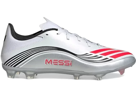 Мужские бутсы Adidas F50 League Messi, бело-красные