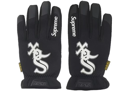 Унисекс перчатки Supreme Mechanix FastFit MLB Teams, черные