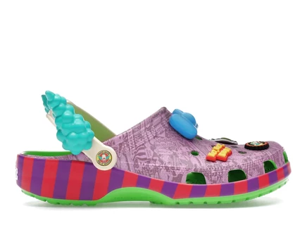 Мужские кроксы Crocs Classic Clog Krusty the Clown, многоцветные
