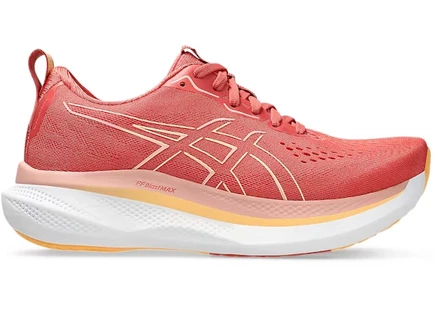 Женские кроссовки asics glideride max, темно-розово-оранжевые