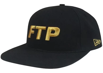 Унисекс кепка FTP 10 Year, черная