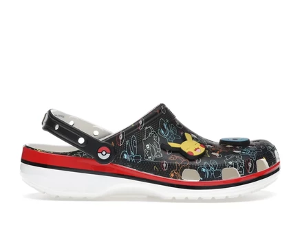 Мужские сабо Crocs Classic Pokémon Starters, черно‑мульти