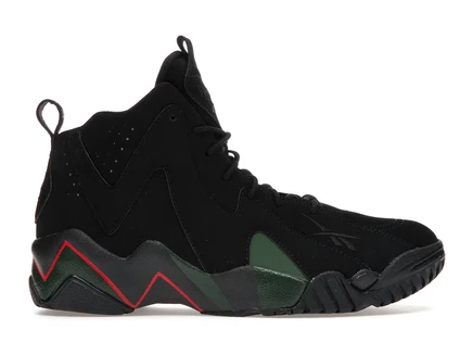Мужские кроссовки Reebok Kamikaze II DTLR, черно-зелено-красные