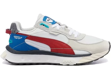 Мужские кроссовки Puma Wild Rider Layers, бело-красные