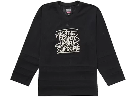 Мужская хоккейная джерси Supreme Marithé+François Girbaud, черная