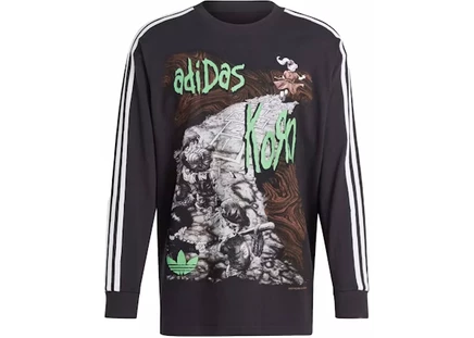 Лонгслив Adidas x Korn, черный