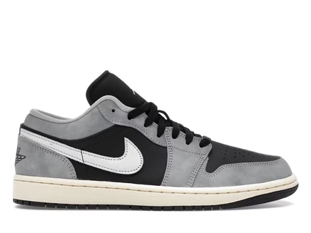 Мужские кроссовки Jordan 1 Low, светло-серые/белые/почти черные