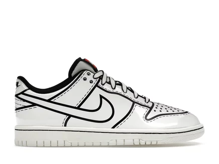 Детские кроссовки Nike Dunk Low LEGO, молочный/черный/красный